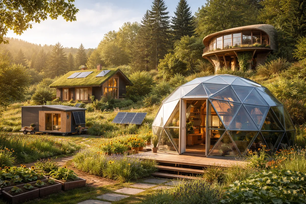 Les choix d'habitations alternatives pour un mode de vie durable