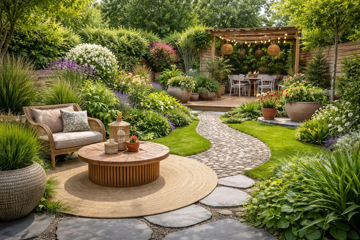 Comment choisir les revêtements et la décoration adaptés à un jardin créatif