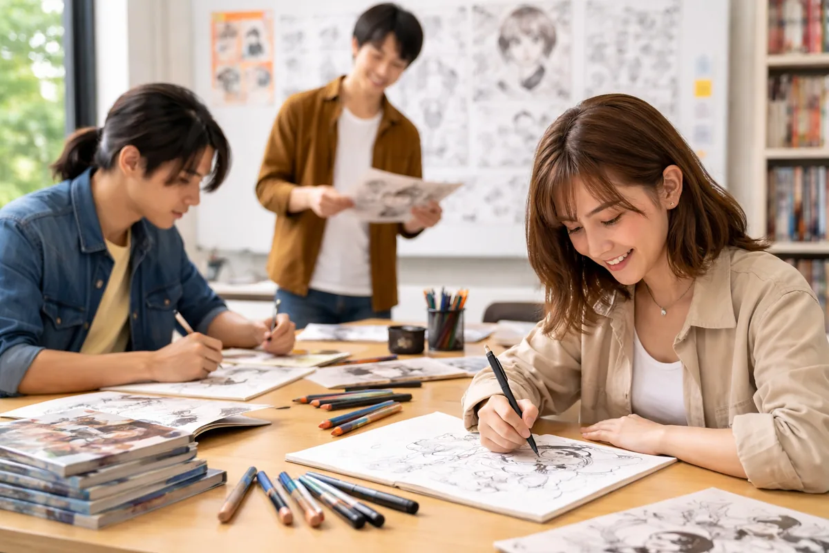 Quels sont les enjeux de l'école de mangaka pour les artistes en devenir