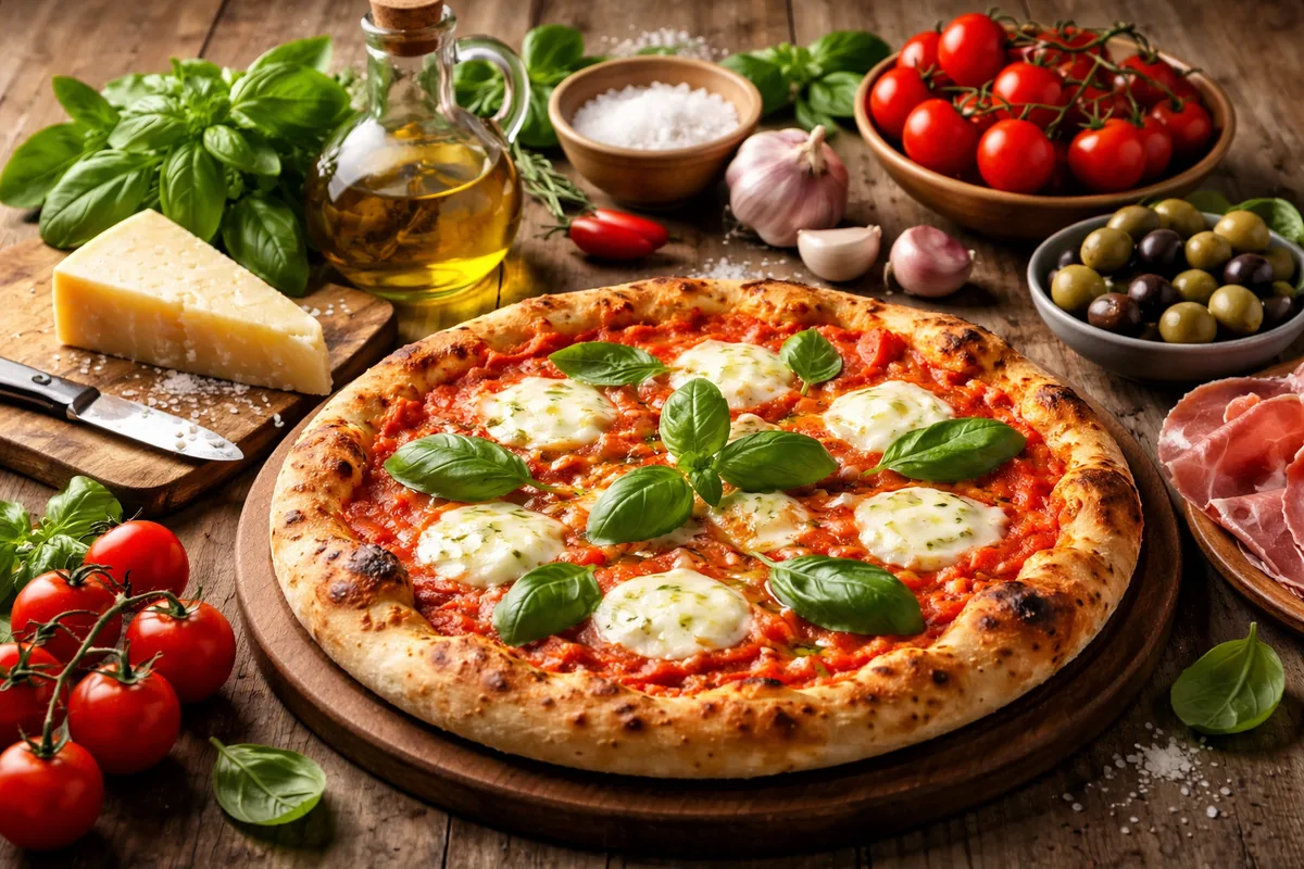 Comment préparer une pizza maison avec des ingrédients italiens de qualité