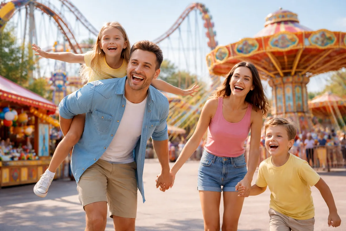 Quelles activités amusantes faire en famille dans un parc d'attraction